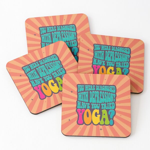 Item preview, You were diagnosed with depression? Have you Tried Yoga? designed and sold by JCT Momo.