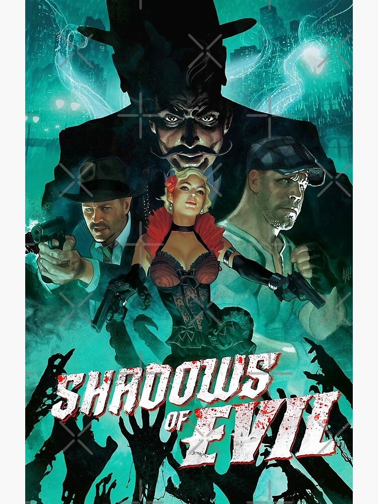 Thumbnail 3 of 3, Poster, Shadows of Evil designed and sold by embunpagimu.