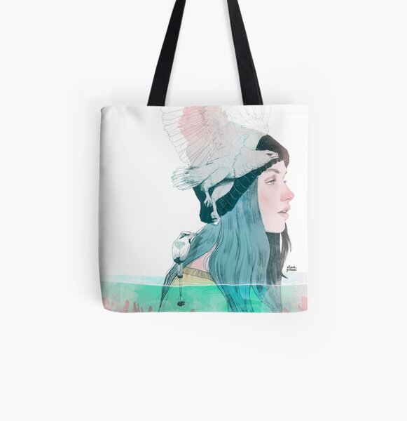 SEA AND AIR by elenagarnu All Over Print Tote Bag