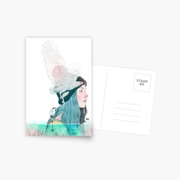 SEA AND AIR by elenagarnu Postcard