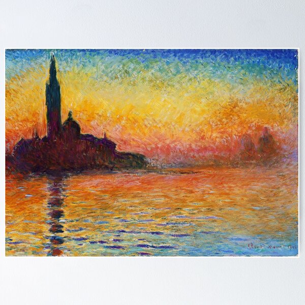 Item preview, Monet San Giorgio Maggiore at Dusk - Venice designed and sold by NewNomads.