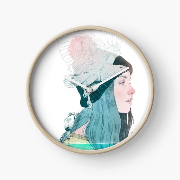 SEA AND AIR by elenagarnu Clock