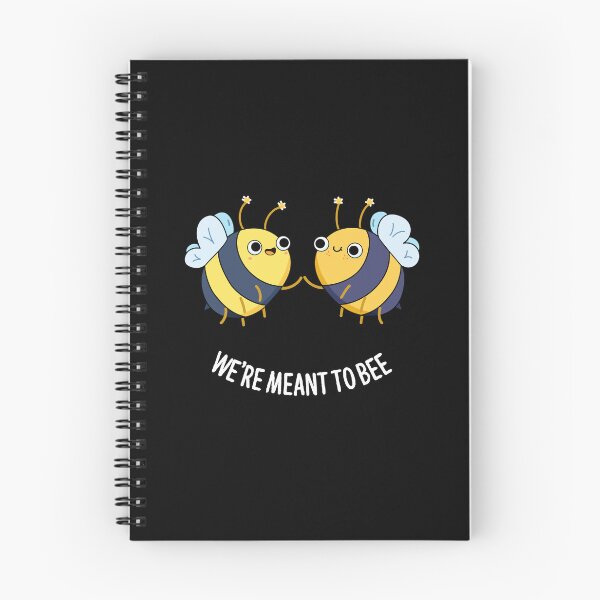 Item preview, We're Meant To Be Funny BFF Bee Puns (Dark BG) designed and sold by punnybone.