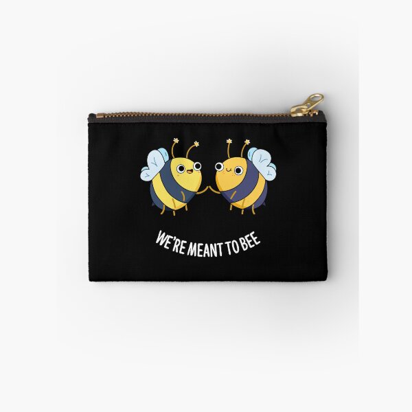 Item preview, We're Meant To Be Funny BFF Bee Puns (Dark BG) designed and sold by punnybone.
