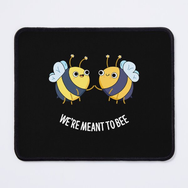 Item preview, We're Meant To Be Funny BFF Bee Puns (Dark BG) designed and sold by punnybone.