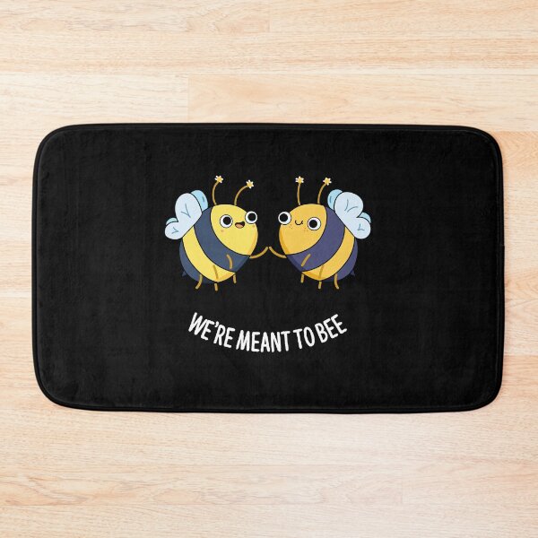 Item preview, We're Meant To Be Funny BFF Bee Puns (Dark BG) designed and sold by punnybone.