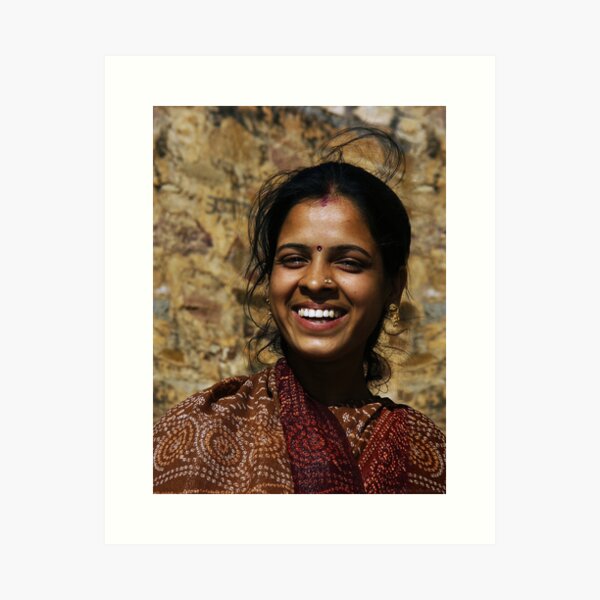 Un sourire indien - Inde Impression artistique