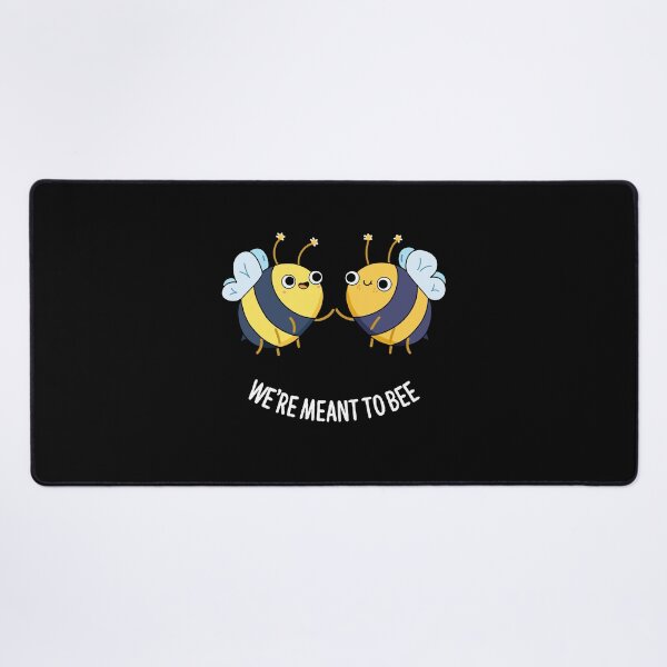 Item preview, We're Meant To Be Funny BFF Bee Puns (Dark BG) designed and sold by punnybone.