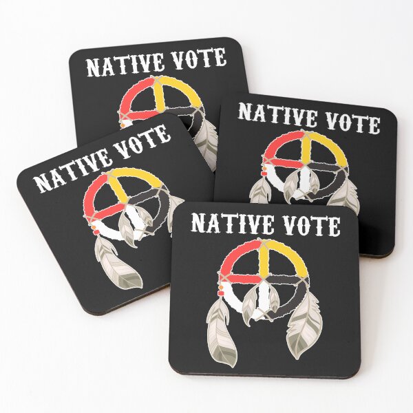 Artikelvorschau, Native Vote Indianer Wähler - Medizinrad entworfen und verkauft von MagicBoutique.