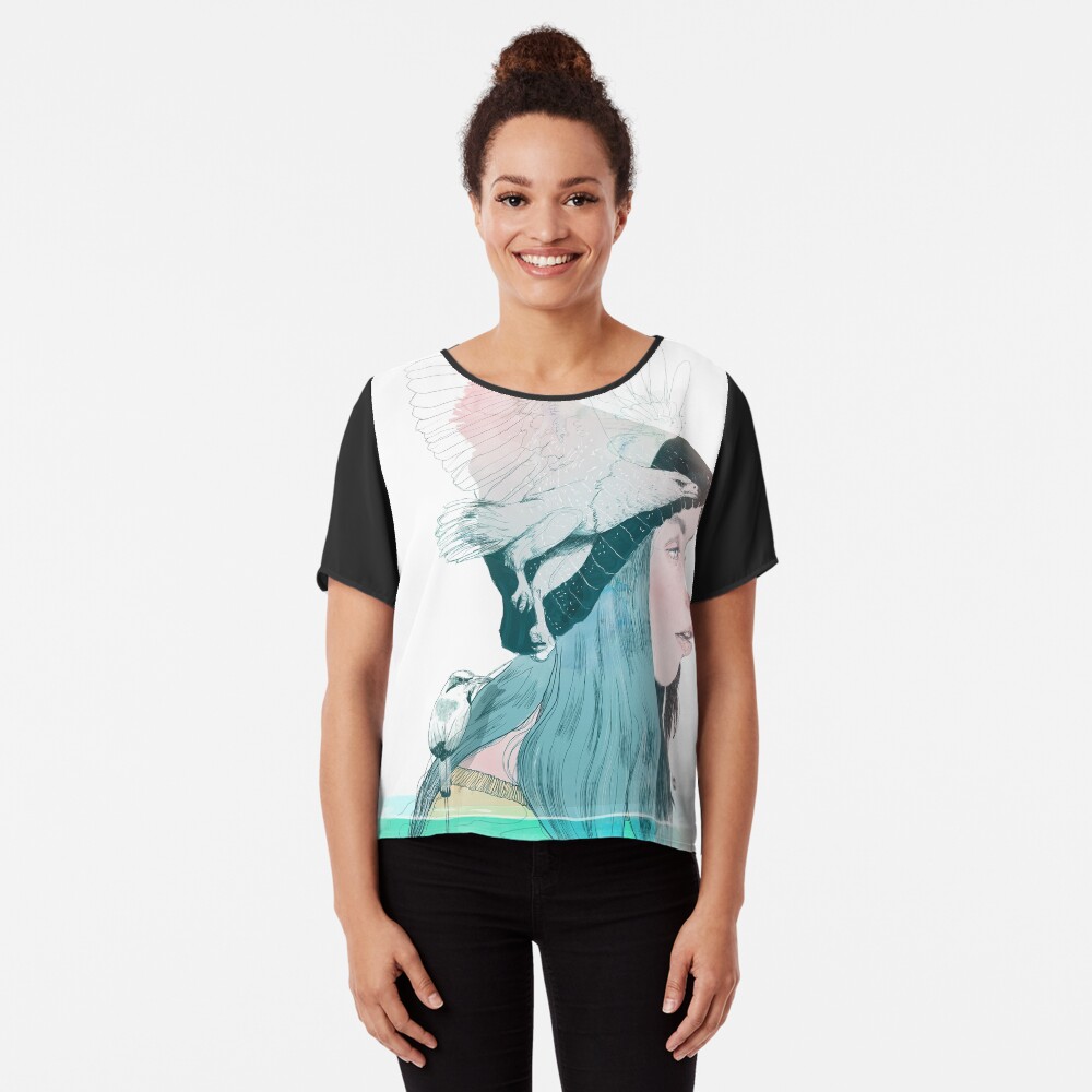 MAR Y AIRE by elenagarnu Blusa