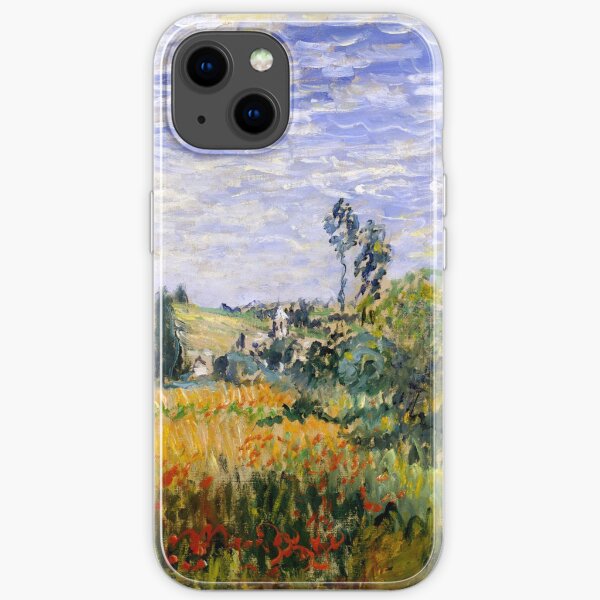 Vetheuil - Impressionist Landscape - Claude Monet iPhone Soft Case