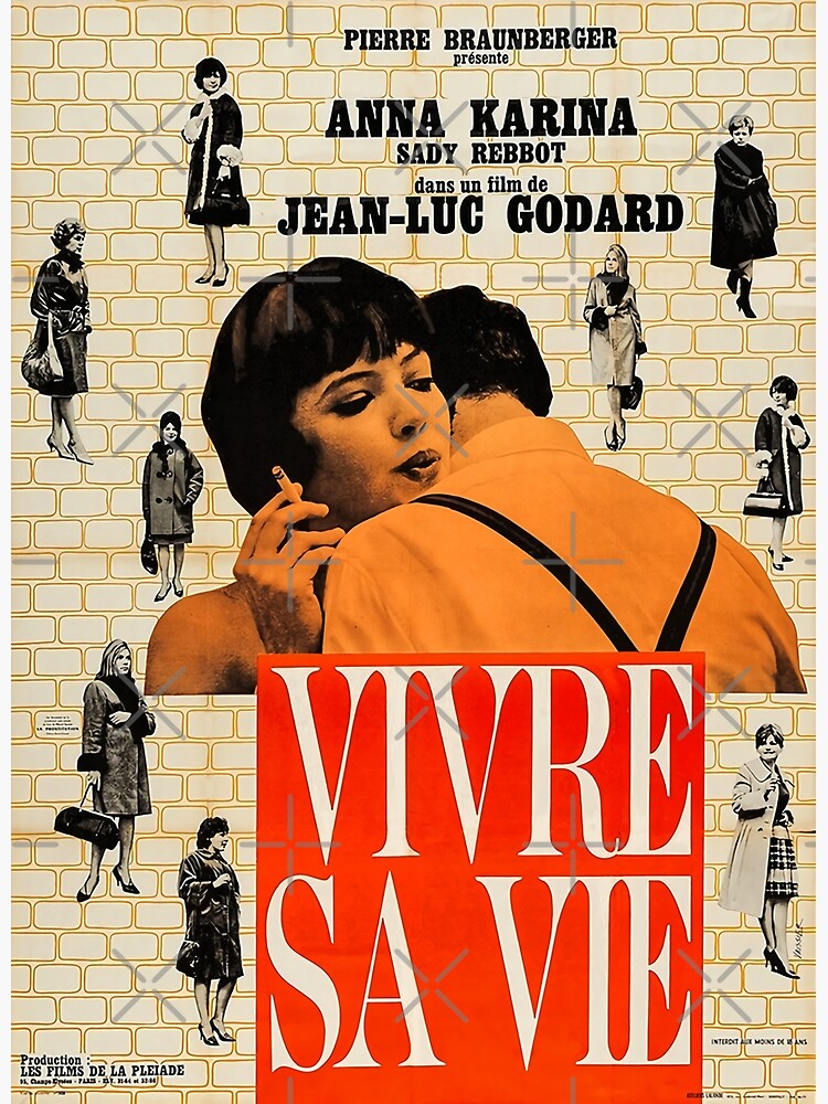 Thumbnail 3 of 3, Poster, Vivre Sa Vie designed and sold by embunpagimu.