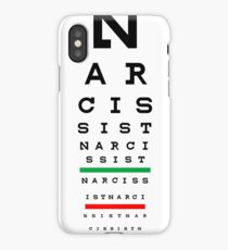 Narcissist Eye Chart iPhone Case/Skin