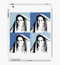 Pam Warhol Blue iPad Case/Skin