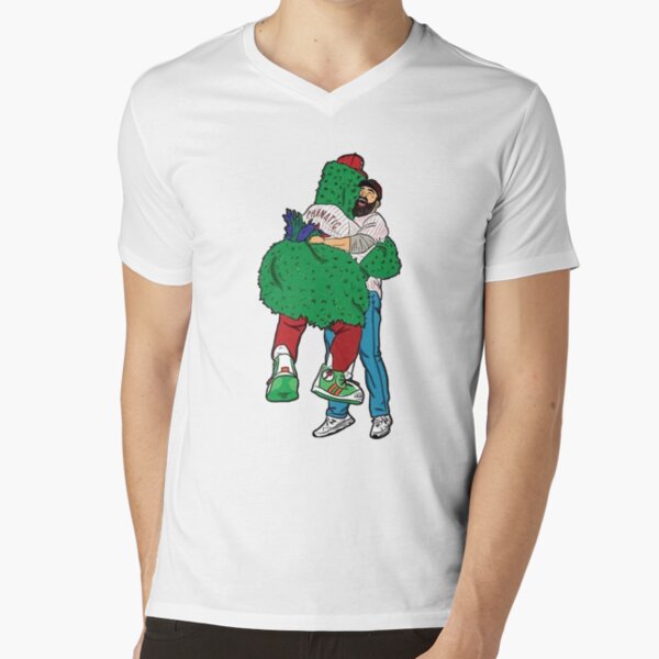 Jason Kelce hugs Phillie Phanatic Philadelphia Phillies shirt, hoodie,  sweater, long sleeve and tank top