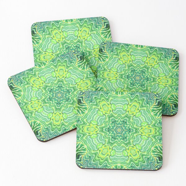 Item preview, Hippie Vibes Abstract Kaleidoscope Radial Symmetry Pattern Boho Aesthetic Art 2 of 12 designed and sold by Beachy.