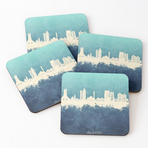 Item preview, Algiers Algeria Skyline designed and sold by ArtPrints.