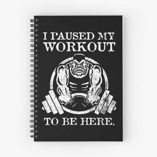 Item preview, I Paused My Workout To Be Here Graphic Gym funny Sarcastic designed and sold by ONECOILOGY.