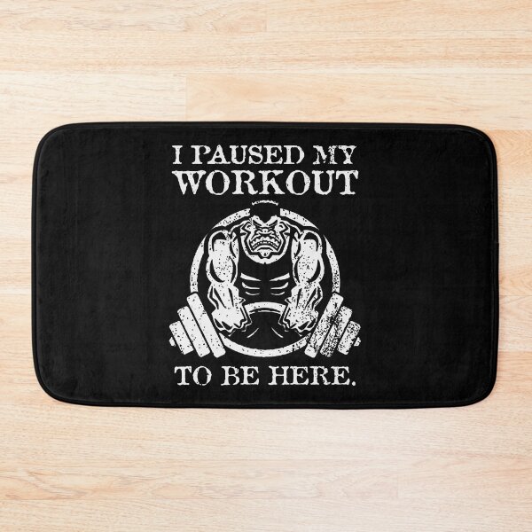 Item preview, I Paused My Workout To Be Here Graphic Gym funny Sarcastic designed and sold by ONECOILOGY.