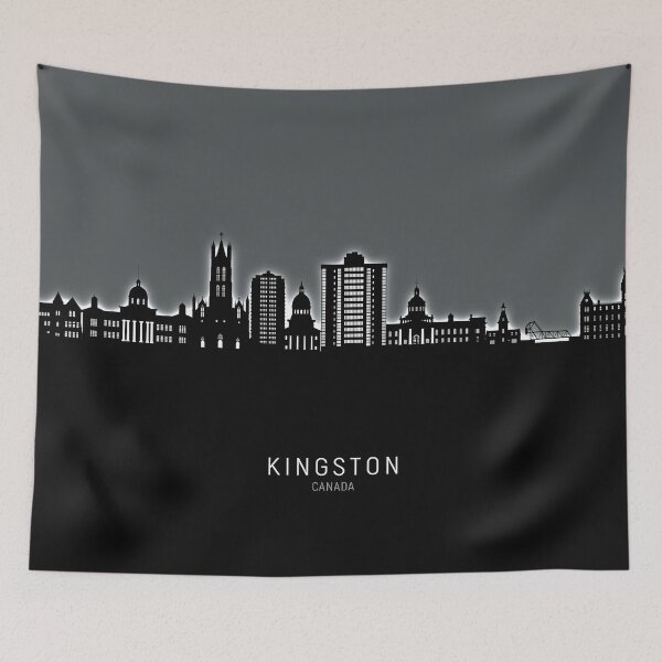 Item preview, Kingston Canada Skyline designed and sold by ArtPrints.