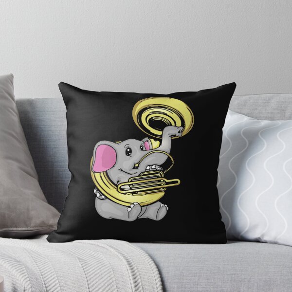 Item preview, Cute Elephant Gift Kids Music Sousaphone Player designed and sold by DSWShirts.