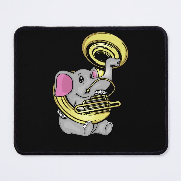Item preview, Cute Elephant Gift Kids Music Sousaphone Player designed and sold by DSWShirts.