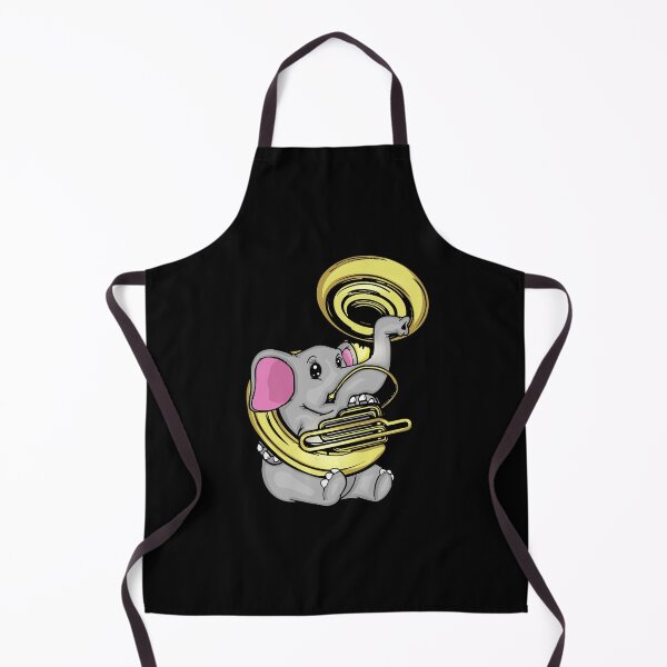 Item preview, Cute Elephant Gift Kids Music Sousaphone Player designed and sold by DSWShirts.