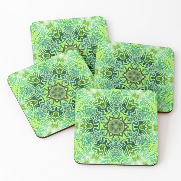 Item preview, Hippie Vibes Abstract Kaleidoscope Radial Symmetry Pattern Boho Aesthetic Art 3 of 12 designed and sold by Beachy.