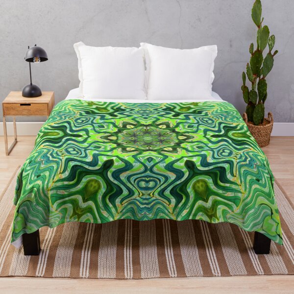 Item preview, Hippie Vibes Abstract Kaleidoscope Radial Symmetry Pattern Boho Aesthetic Art 3 of 12 designed and sold by Beachy.