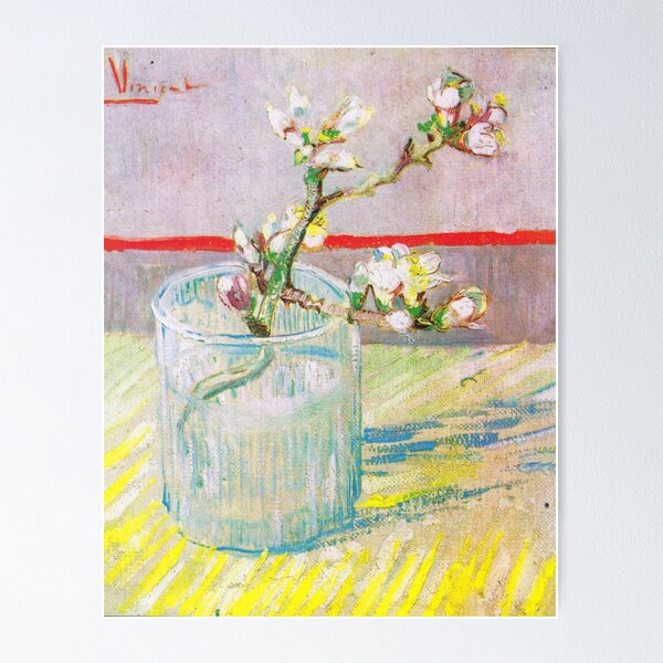 Item preview, Vincent Van Gogh - Blossoming Almond Branch in a Glass designed and sold by NewNomads.
