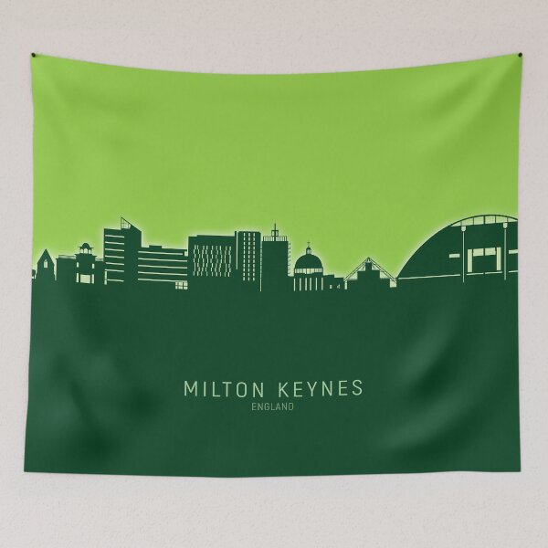 Item preview, Milton Keynes England Skyline designed and sold by ArtPrints.