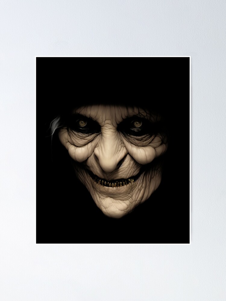 Halloween Old Scary Witch – Creepy Horror Spooky Scary Face Of An 