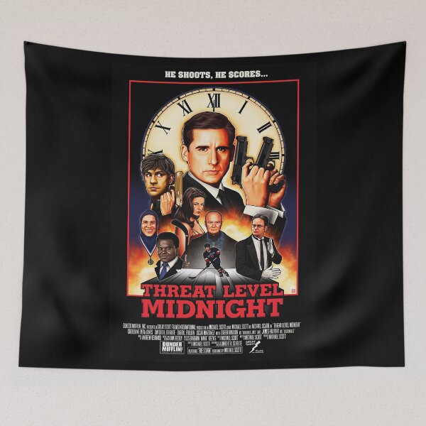 Item preview, Threat Level Midnight designed and sold by Lourdesch.