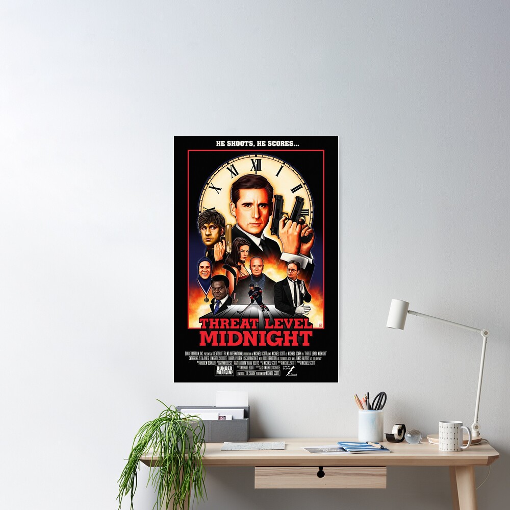 Threat Level Midnight Movie poster wall art - Emilyshirt American