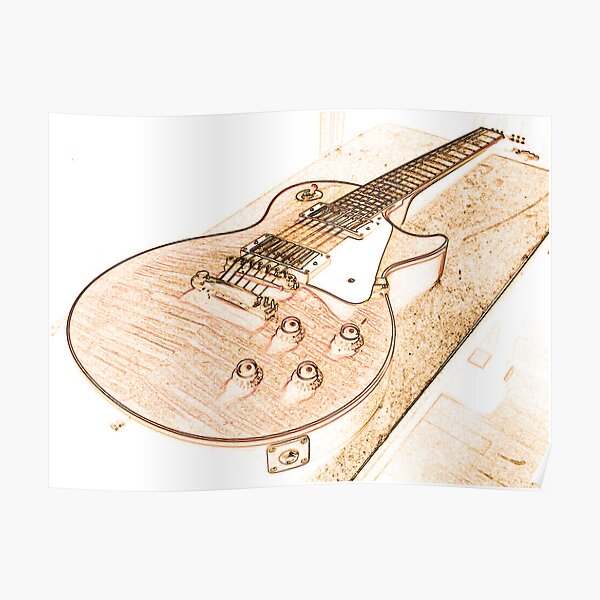 Legendario Les Paul Póster