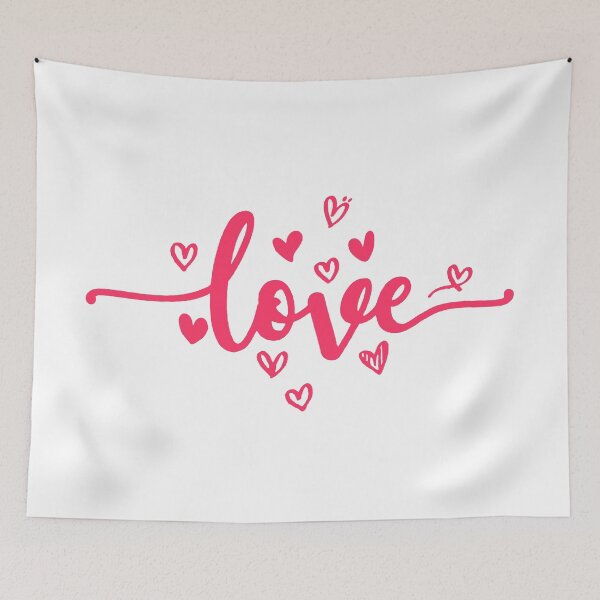 Item preview, Love, Heart Reflection Tattoo (Pink) designed and sold by Summer-Winter.