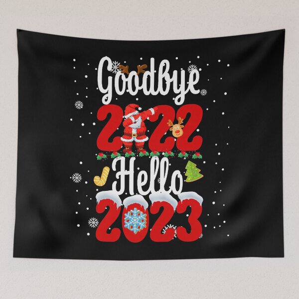 Item preview, Goodbye 2022 Hello 2023 Cute Dabbing Santa Christmas designed and sold by Wilbur98.