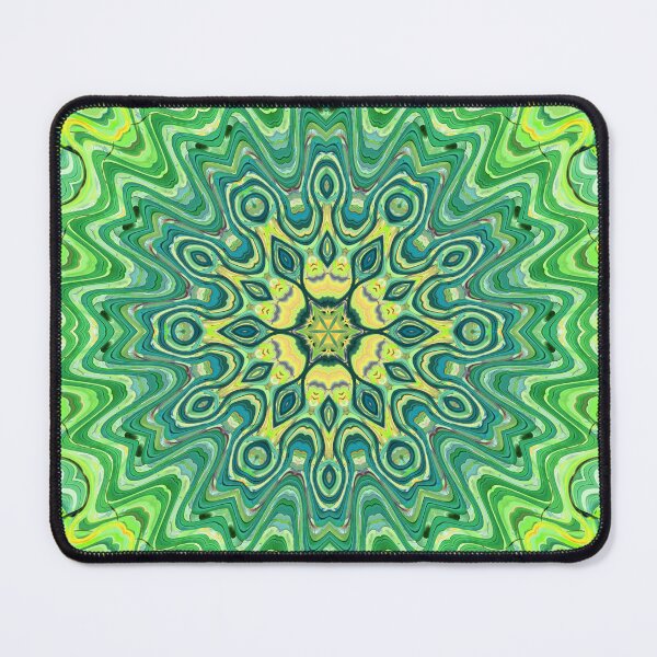 Item preview, Hippie Vibes Abstract Kaleidoscope Radial Symmetry Pattern Boho Aesthetic Art 4 of 12 designed and sold by Beachy.