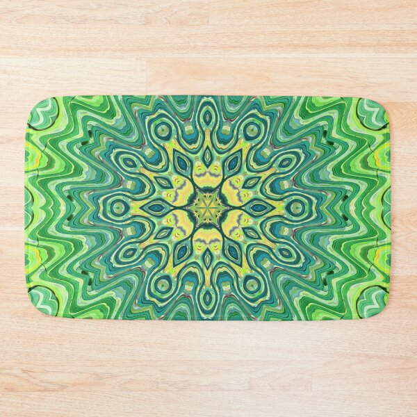 Item preview, Hippie Vibes Abstract Kaleidoscope Radial Symmetry Pattern Boho Aesthetic Art 4 of 12 designed and sold by Beachy.