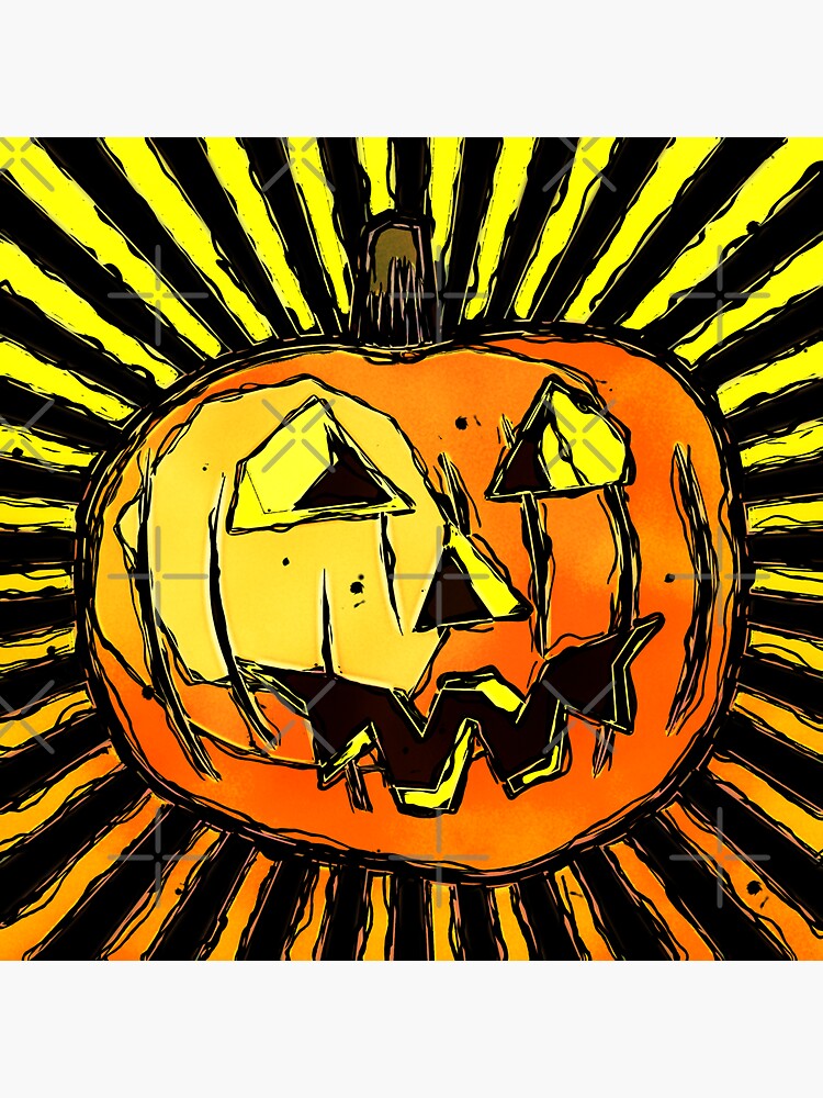 Scary Halloween Pumpkin by perkinsdesigns