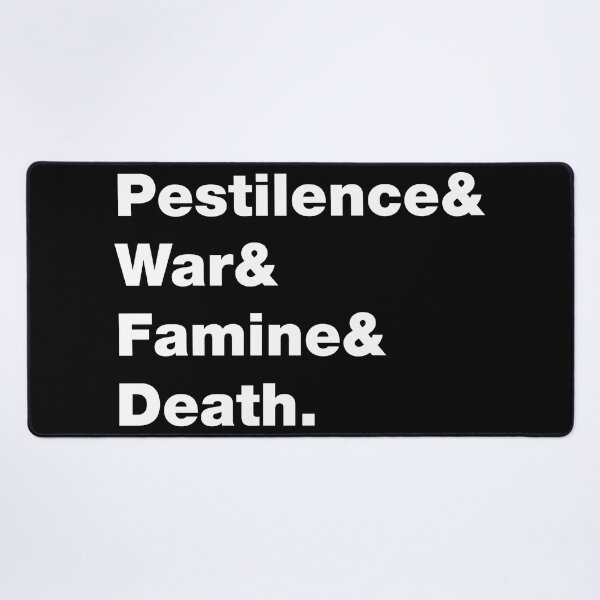 Item preview, Four Horsemen of the Apocalypse: Pestilence, War, Famine, Death designed and sold by goatboyjr.