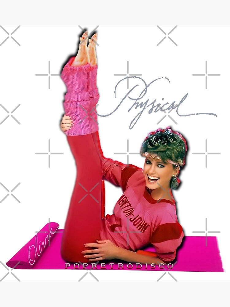 Let's Get Physical - Olivia Newton-John 1980s - Designed by  PopRetroDisco Poster for Sale by popretrodisco