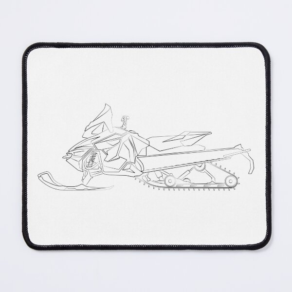 Item preview, snowmobile, skimobile, snow scooter snowmachine winter vehicle winter extreme sport designed and sold by Marcin Adrian.