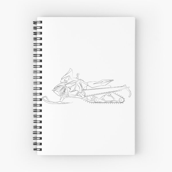 Item preview, snowmobile, skimobile, snow scooter snowmachine winter vehicle winter extreme sport designed and sold by Marcin Adrian.