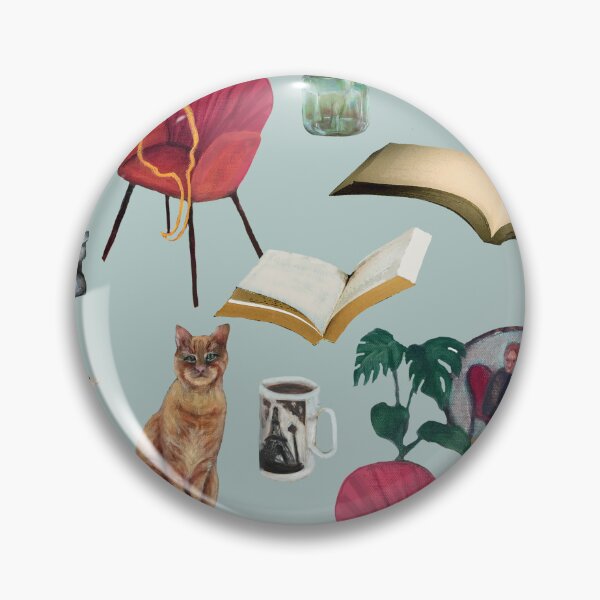Item preview, At home reading with my ginger cat designed and sold by ArtPoise.