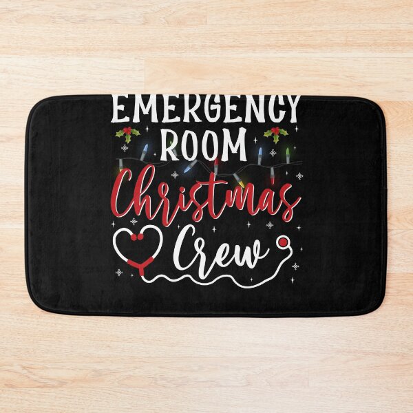 Item preview, ER Christmas Crew Emergency Room Nurse ER Techs Secretary designed and sold by oswaldcoccoh.