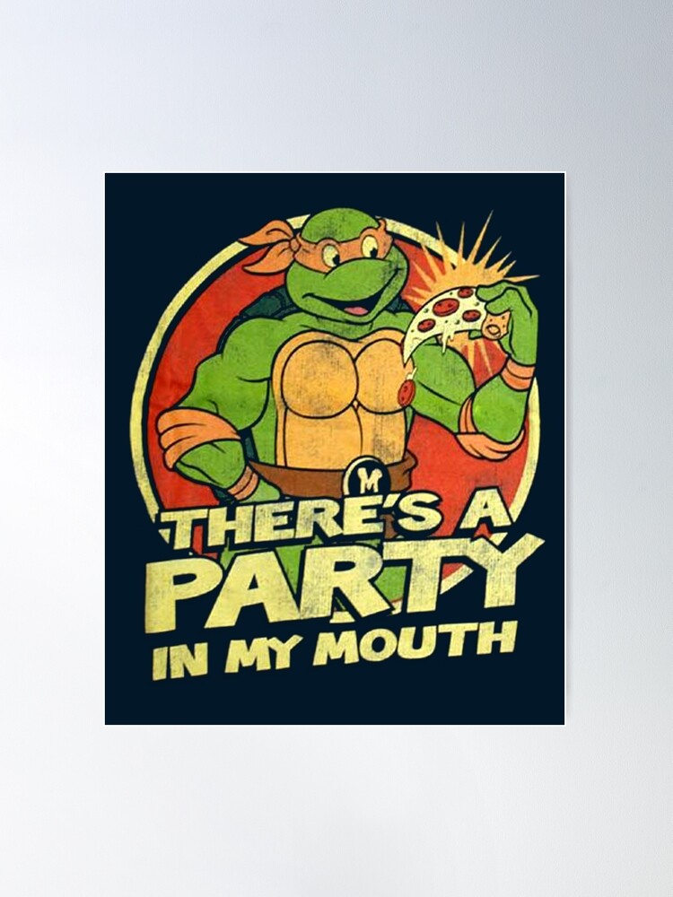 Ninja Turtles Happy Birthday Funny Art Board Print for Sale by GambleUS