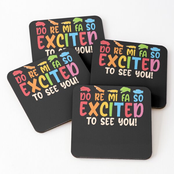 Item preview, Excited To See You Sign Hand Funny Music designed and sold by oswaldcoccoh.