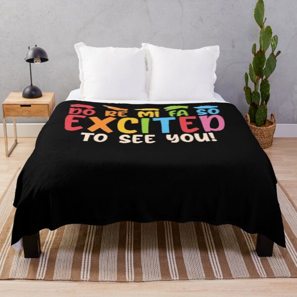 Item preview, Excited To See You Sign Hand Funny Music designed and sold by oswaldcoccoh.