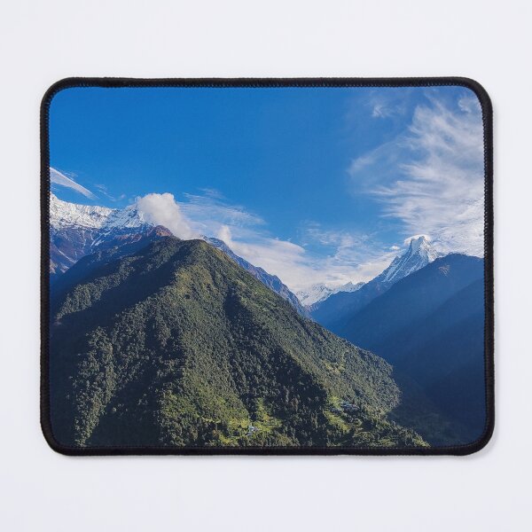 Item preview, Landscape of beautiful Green and snow covered mountains in Nepal designed and sold by FCEalin.